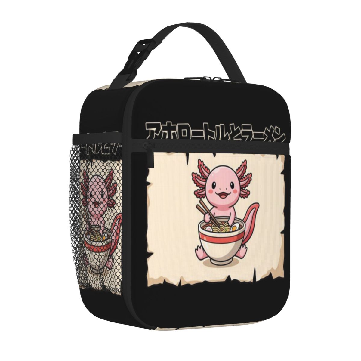 Meal Prep Japanese - Gorąca Wyprzedaż Kawaii Axolotl Jedzący Ramen