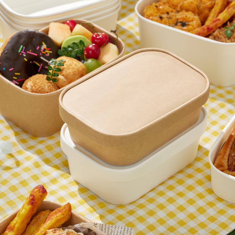 Meal Prep Gym - 10 sztuk kwadratowych jednorazowych pudełek na