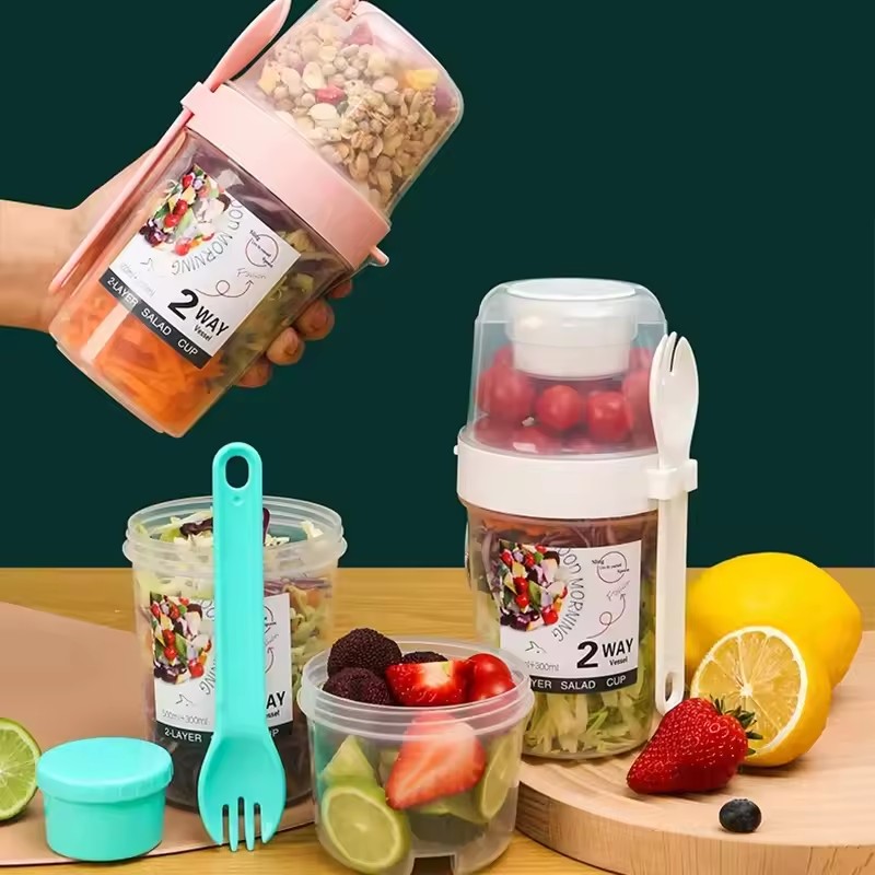 Salad Oatmeal Cup 500ml+300ml  – Meal Prep Gym recenzja i cena