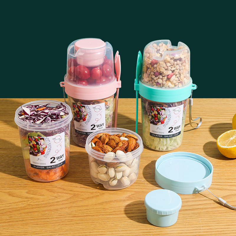 Salad Oatmeal Cup 500ml+300ml  – Meal Prep Gym recenzja i cena