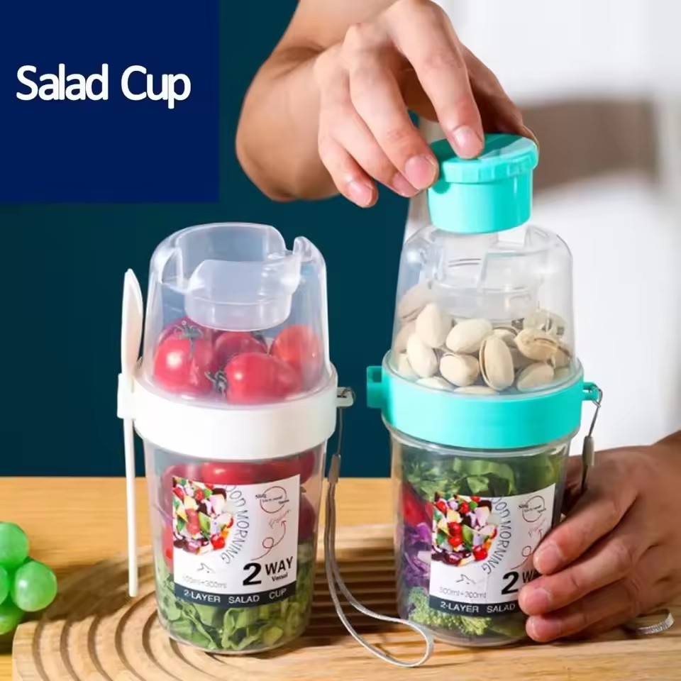 Salad Oatmeal Cup 500ml+300ml  – Meal Prep Gym recenzja i cena