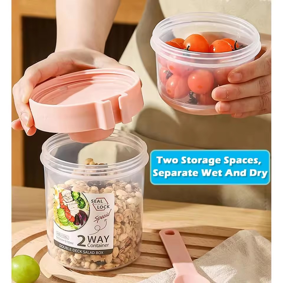 Salad Oatmeal Cup 500ml+300ml  – Meal Prep Gym recenzja i cena