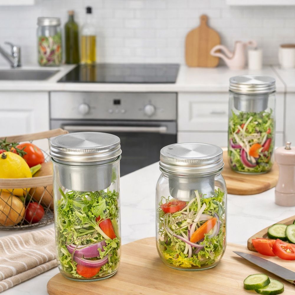 Słoiki szklane na sałatkę 16/2 – Meal Prep Weekly recenzja i cena