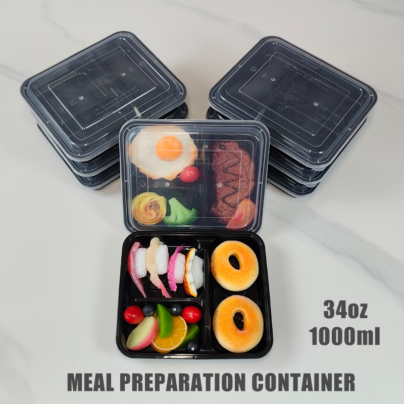 Pojemniki na posiłki z 3 przeg – Meal Prep Gym recenzja i cena