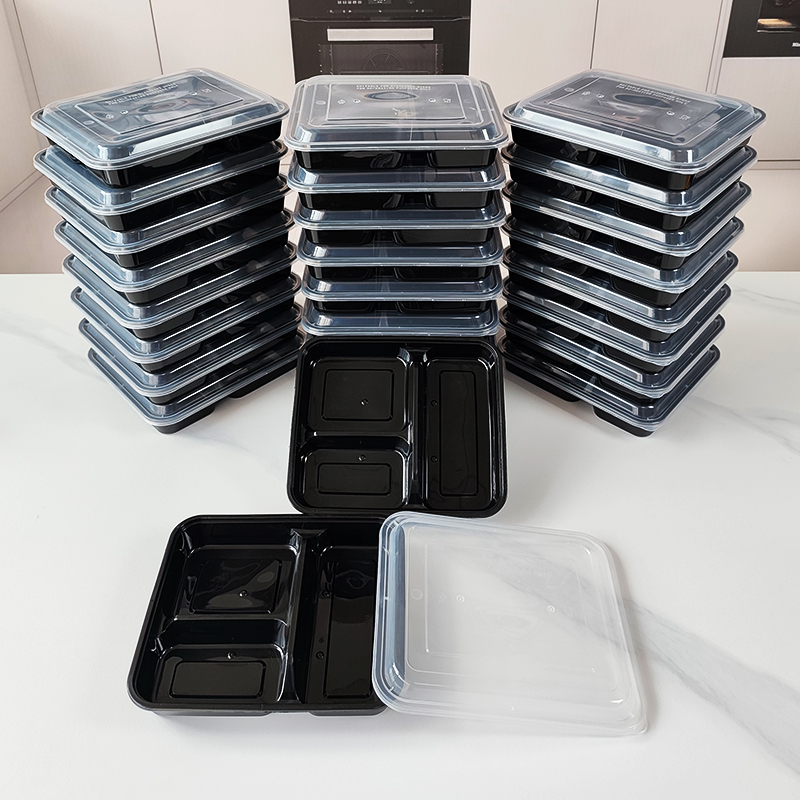 Pojemniki na posiłki z 3 przeg – Meal Prep Gym recenzja i cena